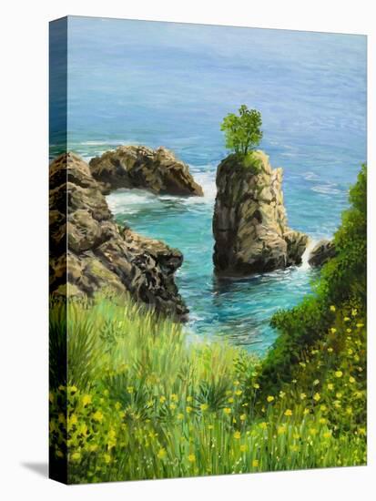 La Grotta On Island Corfu-kirilstanchev-Stretched Canvas