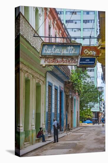 La Habana Vieja, Havana, Cuba, West Indies, Caribbean, Central America-Alan Copson-Premier Image Canvas