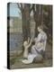 La jeune mère, dit aussi Maternité, ou la Charité-Pierre Puvis de Chavannes-Premier Image Canvas