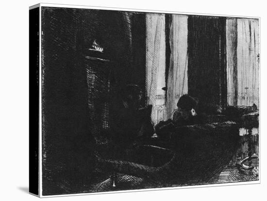 La Liseuse, C1870-1930-Paul Albert Besnard-Premier Image Canvas
