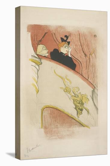 La Loge Au Mascaron Doré 1893-Henri de Toulouse-Lautrec-Stretched Canvas