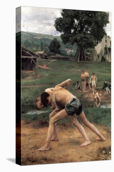 La Lutte' ('Wrestling), 1889-Emile Friant-Premier Image Canvas