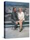 La Main au Collet TO CATCH A THIEF by AlfredHitchcock with Cary Grant and Grace Kelly, 1955 (photo)-null-Stretched Canvas