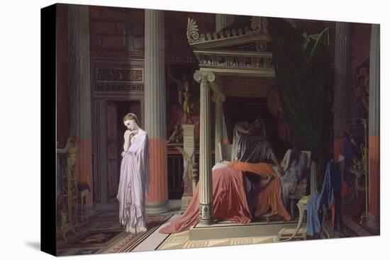 La maladie d'Antiochus ou Antiochus et Stratonice-Jean-Auguste-Dominique Ingres-Premier Image Canvas