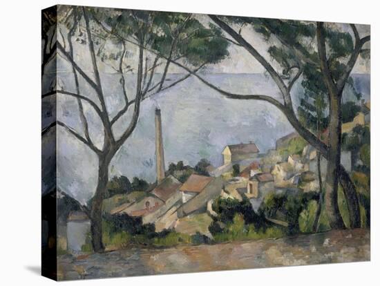 La mer à l'Estaque-Paul Cézanne-Premier Image Canvas