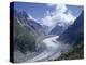 La Mer De Glace Glacier, Chamonix, Savoie (Savoy), France-Michael Jenner-Premier Image Canvas