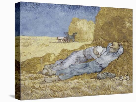 La méridienne ou la sieste (d'après Millet)-Vincent van Gogh-Premier Image Canvas