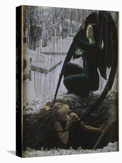 La Mort et le fossoyeur-Carlos Schwabe-Premier Image Canvas