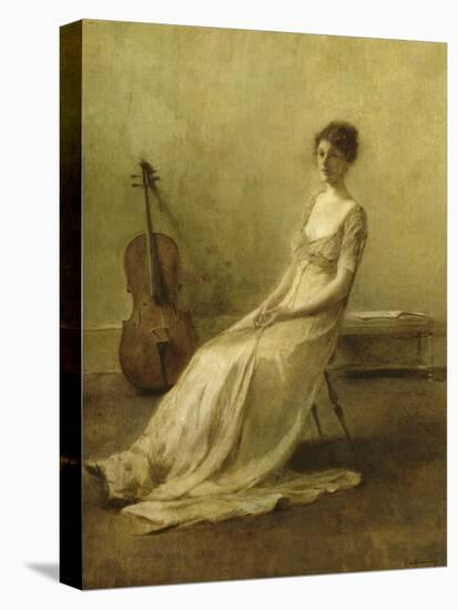 La Musicienne-Thomas Wilmer Dewing-Premier Image Canvas