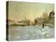 La neige a Argenteuil-snow in Argenteuil; 1875 Oil on canvas.-Claude Monet-Premier Image Canvas