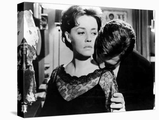 La Notte, Jeanne Moreau, Marcello Mastroianni, 1961-null-Stretched Canvas