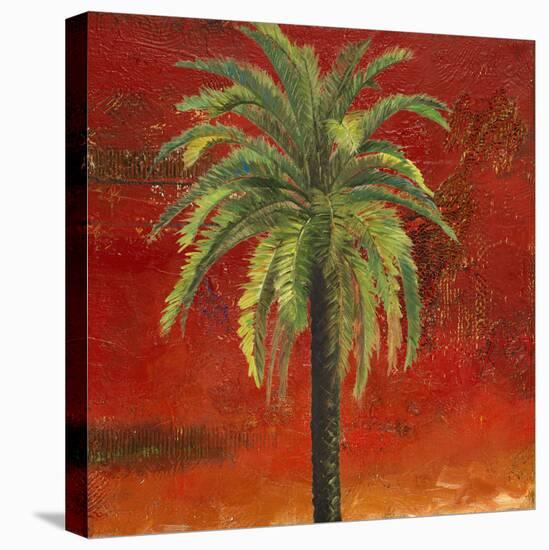 La Palma on Red III-Patricia Pinto-Stretched Canvas