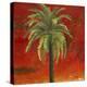 La Palma on Red III-Patricia Pinto-Stretched Canvas