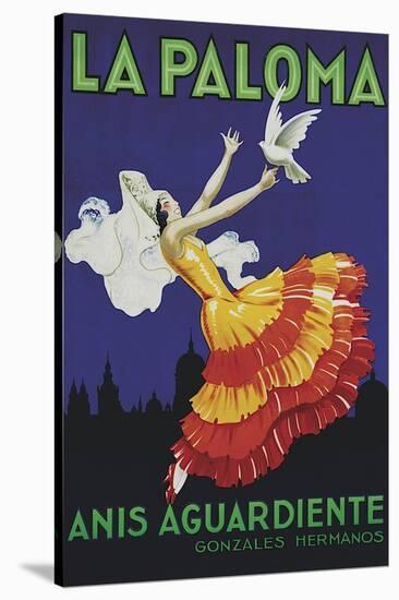 La Paloma-Vintage Poster-Stretched Canvas