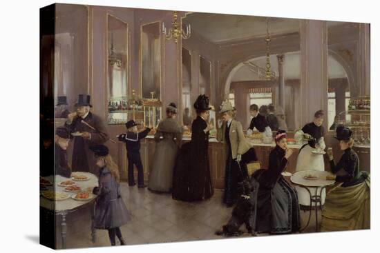 La Patisserie Gloppe, Champs Elysees, Paris, 1889-Jean Béraud-Premier Image Canvas