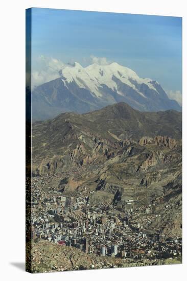 La Paz, Bolivia. Cityscape from El Alto viewpoint in La Paz, Bolivia.-Anthony Asael-Premier Image Canvas