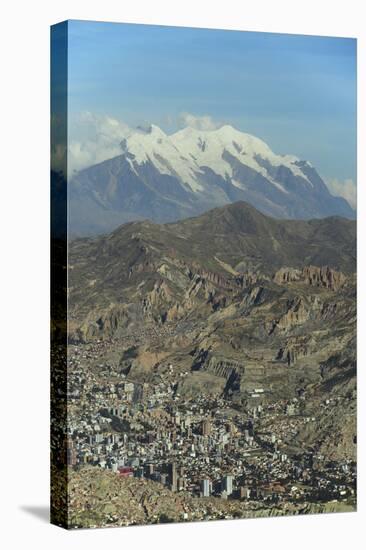 La Paz, Bolivia. Cityscape from El Alto viewpoint in La Paz, Bolivia.-Anthony Asael-Premier Image Canvas