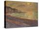 La plage a Pourville, soleil couchant (Beach at Pourville, sunset) Oil on canvas, 1882 60 x 73 cm .-Claude Monet-Premier Image Canvas