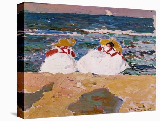 La playa de Valencia.-Joaquin Sorolla-Premier Image Canvas