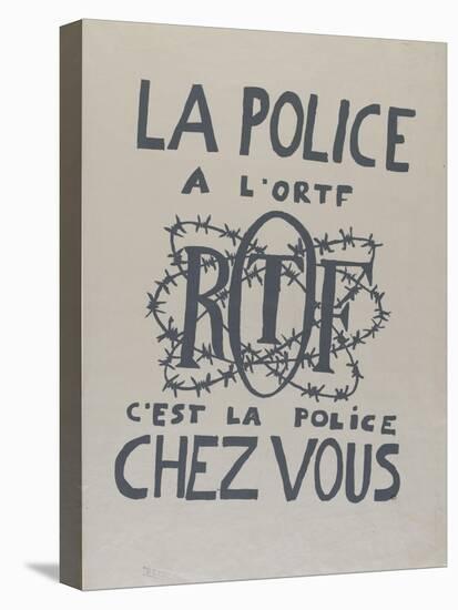 La police à l'O.R.T.F., c'est la police chez vous-null-Premier Image Canvas