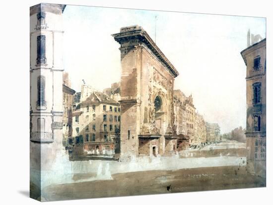 La Porte St Denis, Paris, 1800-Thomas Girtin-Premier Image Canvas