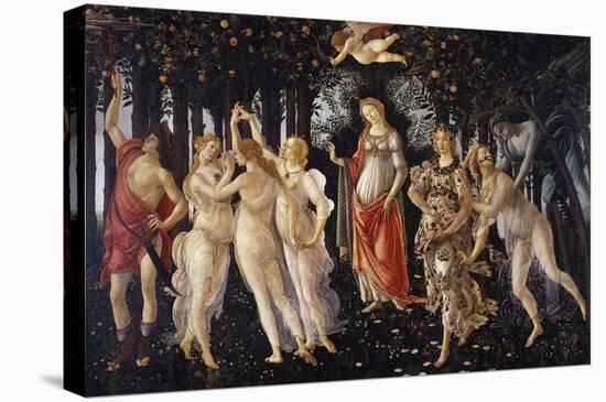 La Primavera, 1481-1482-Sandro Botticelli-Stretched Canvas