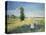 La Promenade (Argenteuil)-Claude Monet-Premier Image Canvas