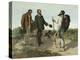 La rencontre ou "Bonjour Monsieur Courbet"-Gustave Courbet-Premier Image Canvas