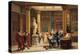 La Répétition du "Joueur de Flûte..." et de "la Femme de Diomède" dans l'atrium de la Maison-Gustave Clarence Rodolphe Boulanger-Premier Image Canvas