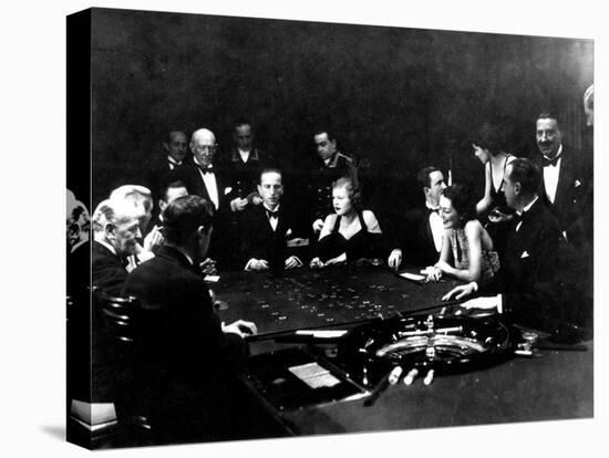 La Roulette a L'Interieur D'Un Casino a Monte Carlo, 1934-Charles Delius-Stretched Canvas