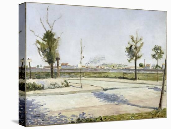 La Route de Gennevilliers : faubourg de Paris-Paul Signac-Premier Image Canvas