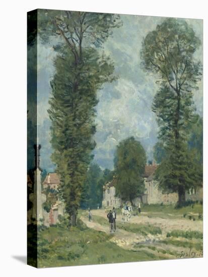 La route de Versailles-Alfred Sisley-Premier Image Canvas