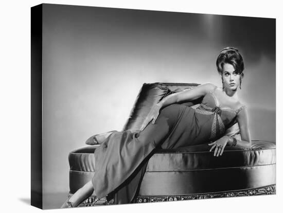 La rue chaude by EdwardDmytryk with Jane Fonda, 1962 --- Walk on the Wild Side by EdwardDmytryk wit-null-Stretched Canvas