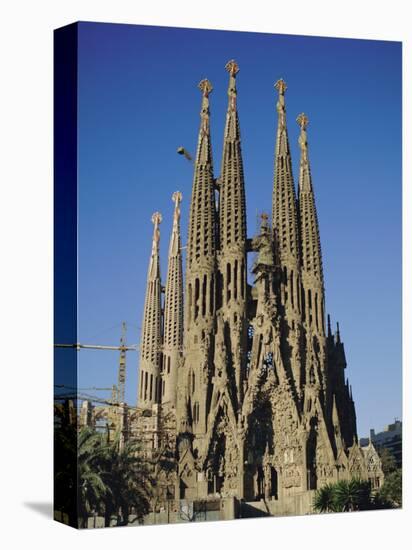 La Sagrada Familia, Gaudi Cathedral, Barcelona, Catalonia (Cataluna) (Catalunya), Spain, Europe-Adina Tovy-Premier Image Canvas