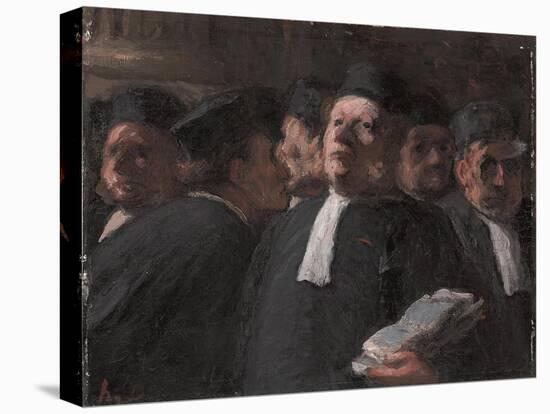 La Salle Des Pas-Perdus Au Palais De Justice-Honore Daumier-Premier Image Canvas