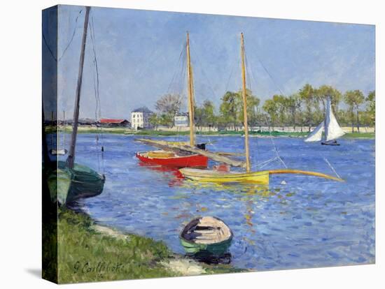 La Seine a Argenteuil - Peinture De Gustave Caillebotte (1848-1894), Huile Sur Toile (59,7X73,7 Cm)-Gustave Caillebotte-Premier Image Canvas