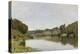 La Seine à Bougival-Alfred Sisley-Premier Image Canvas