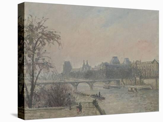 La Seine et le Louvre-Camille Pissarro-Premier Image Canvas