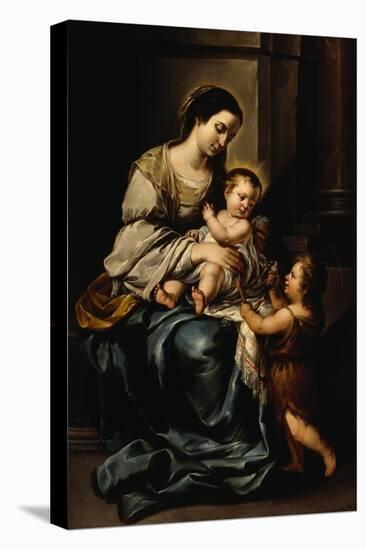 La Serrana Or, Madonna and Child with the Infant St. John-Bartolome Esteban Murillo-Premier Image Canvas
