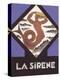 La Sirene Poster-null-Stretched Canvas