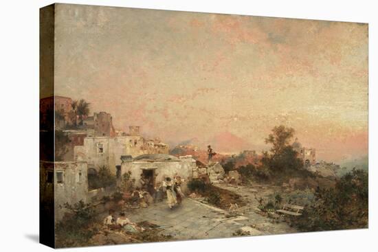 La Tarantella, Posilipo, Naples, C.1895-Franz Richard Unterberger-Premier Image Canvas