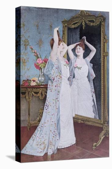 La Toilette, 1890-Auguste Toulmouche-Premier Image Canvas