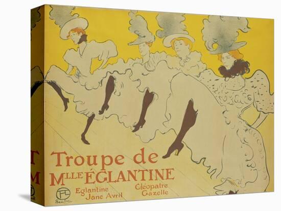 La Troupe de Mademoiselle Eglantine, 1896-Henri de Toulouse-Lautrec-Premier Image Canvas