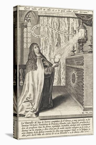 La vénérable mère Anne de Jésus-Hieronymus Wierix-Premier Image Canvas