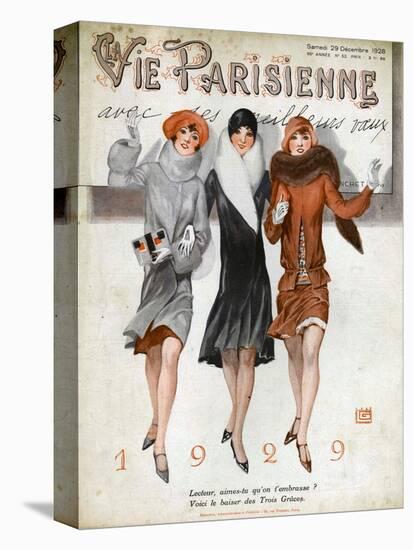 La Vie Parisienne, Magazine Cover, France, 1928-null-Premier Image Canvas