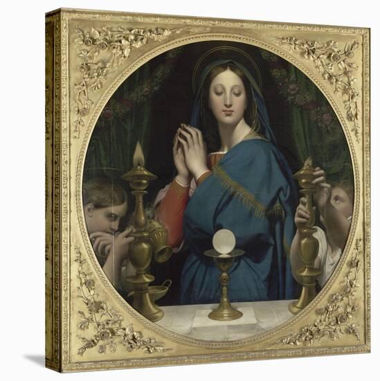 La Vierge ?'Hostie-Jean-Auguste-Dominique Ingres-Premier Image Canvas