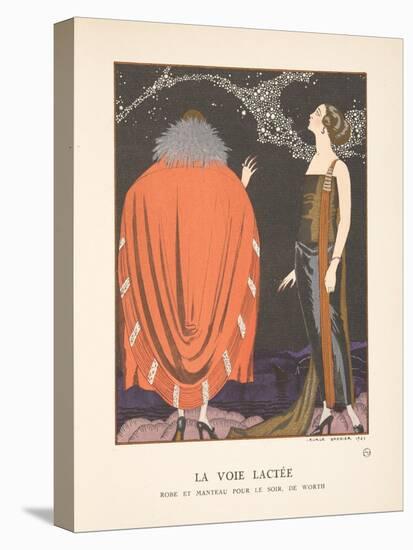 La Voie Lactée, from a Collection of Fashion Plates, 1921 (Pochoir Print)-Georges Barbier-Premier Image Canvas
