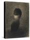 La Voilette-Georges Seurat-Premier Image Canvas