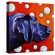 Lab and Bubbles-Kathryn Wronski-Stretched Canvas