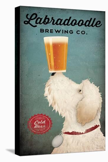 Labradoodle Brewing-Ryan Fowler-Stretched Canvas
